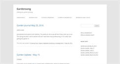 Desktop Screenshot of gardensong.net