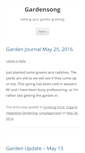 Mobile Screenshot of gardensong.net